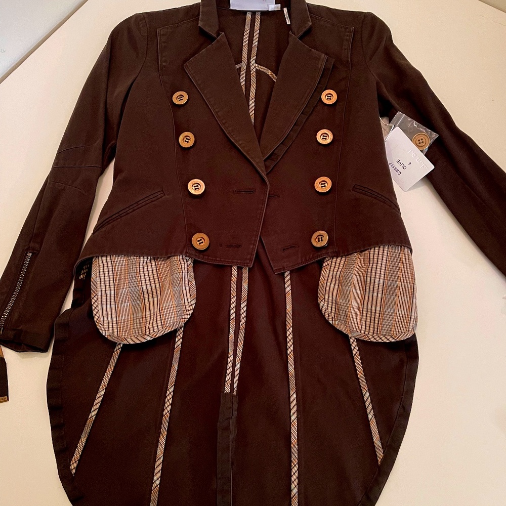 L.A.M.B. Gwen Stefani Olive Green Military Jacket NWT SZ 4